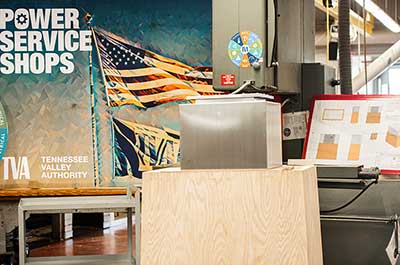 The time capsule will be on display at TVA Visitor Centers in July