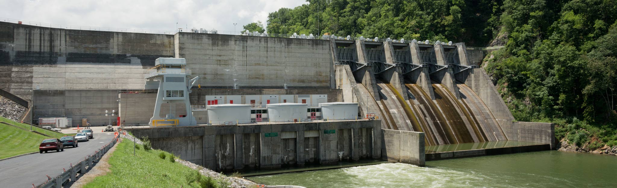 ground view of dam