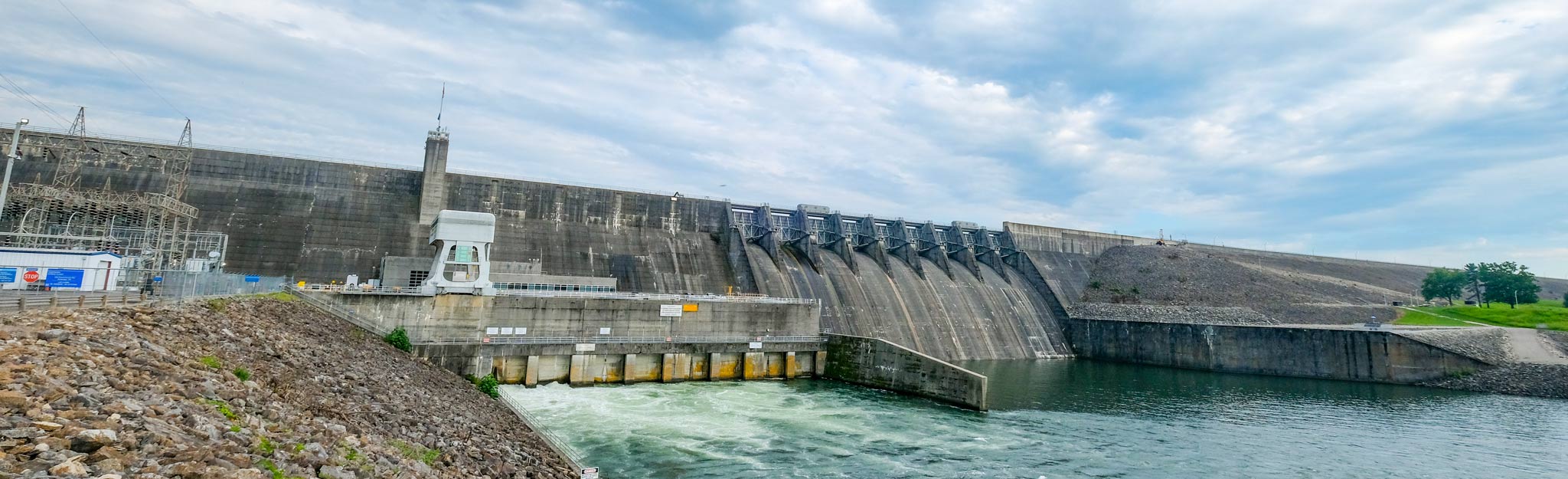 ground view of dam