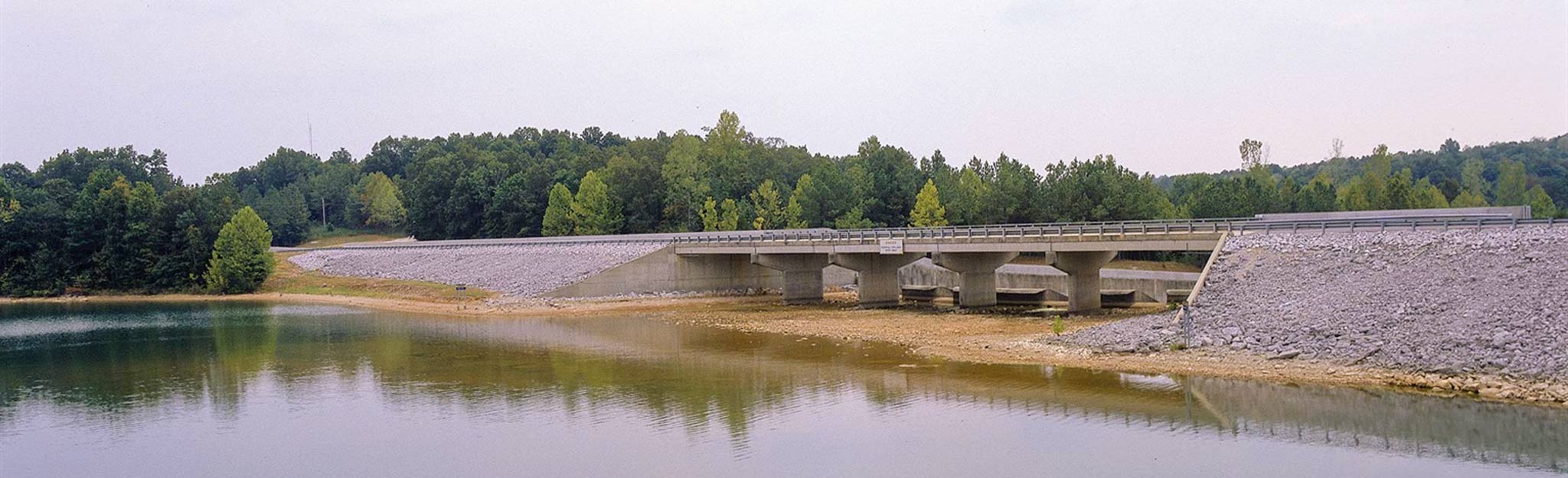 ground view of dam