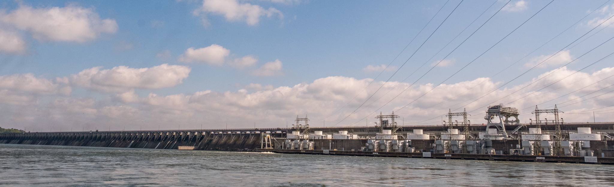 ground view of dam