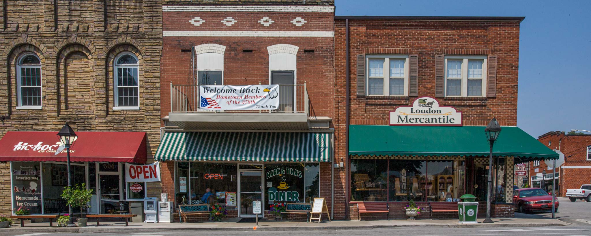 Historic downtown, Loudon