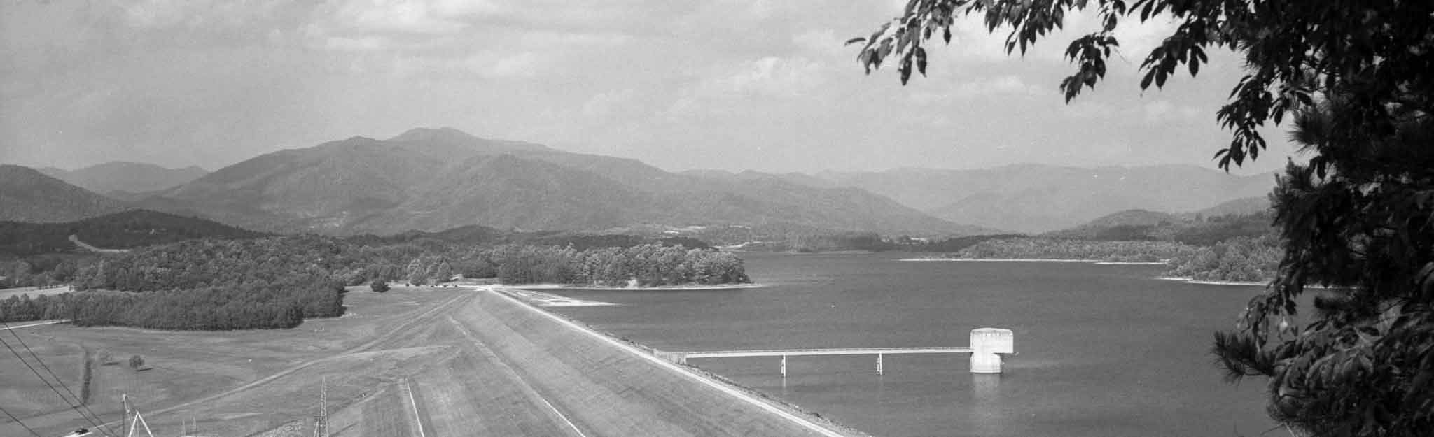 Chatuge Dam in Clay County, North Carolina