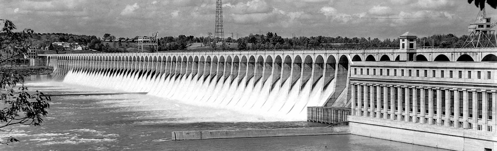 Wilson Dam near Muscle Shoals, Alabama