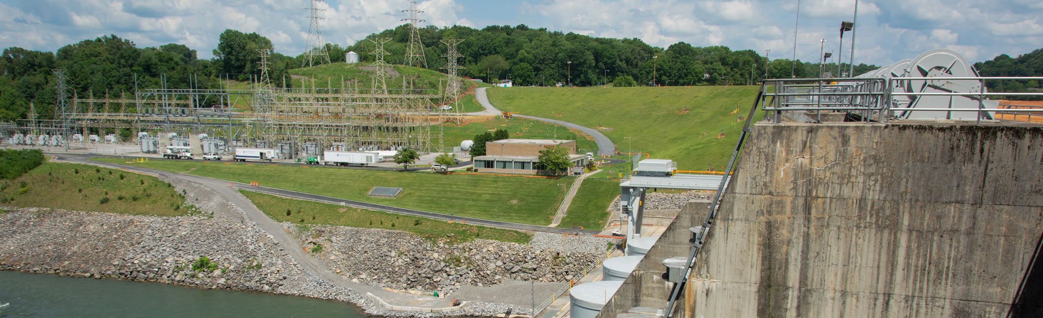 Boone dam construction site