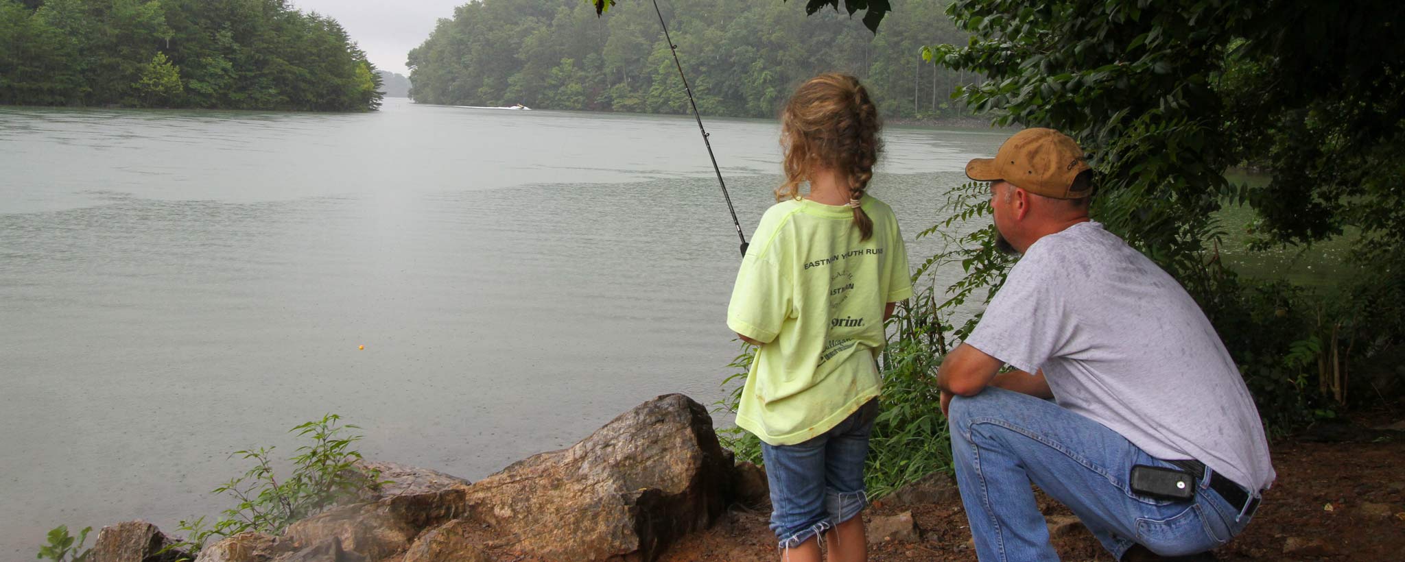 Boone Fishing Father Daughter