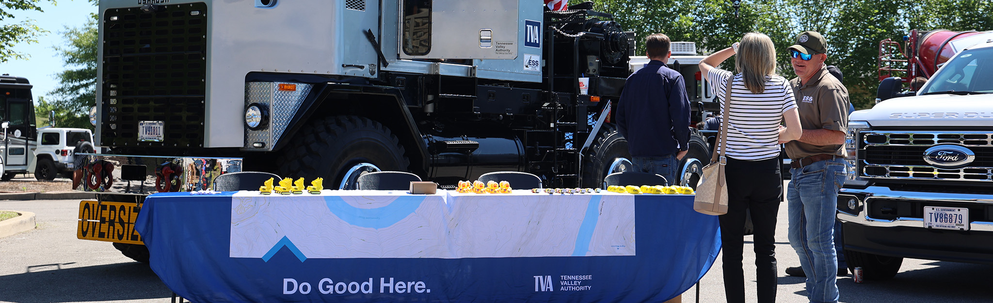 TVA employees invite students to learn how they can Do Good Here during the Be Pro Be Proud event May 8