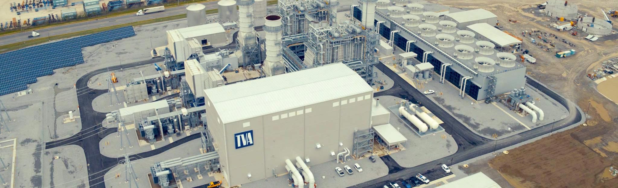 Aerial view of plant
