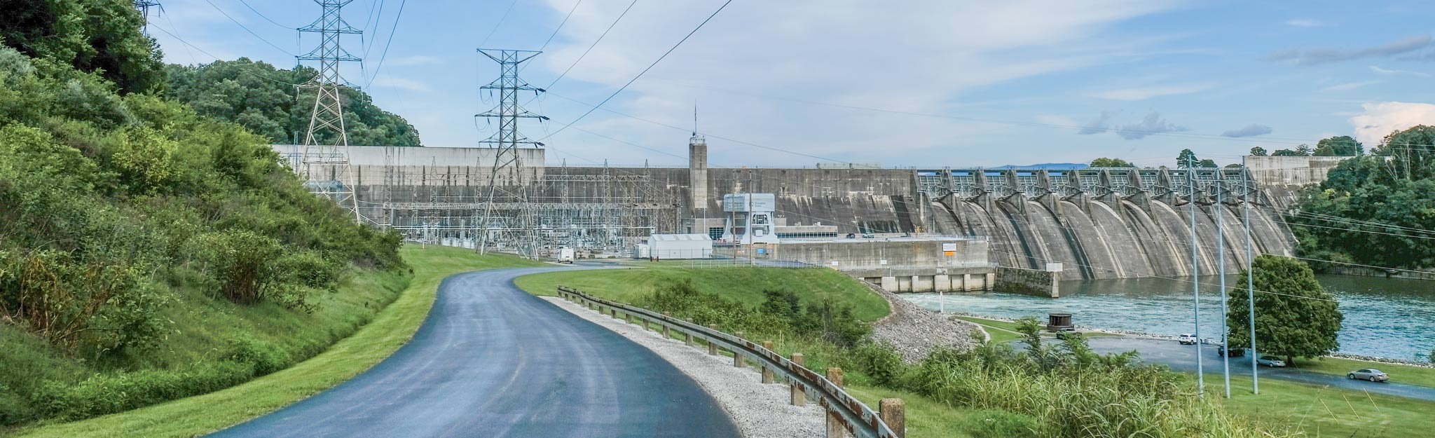 ground view of dam