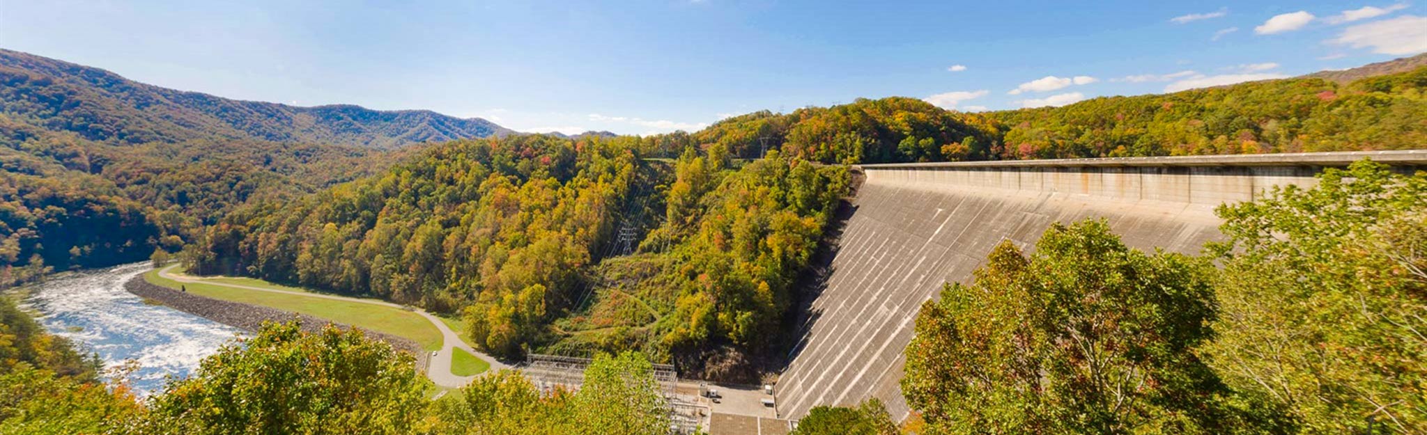 ground view of dam