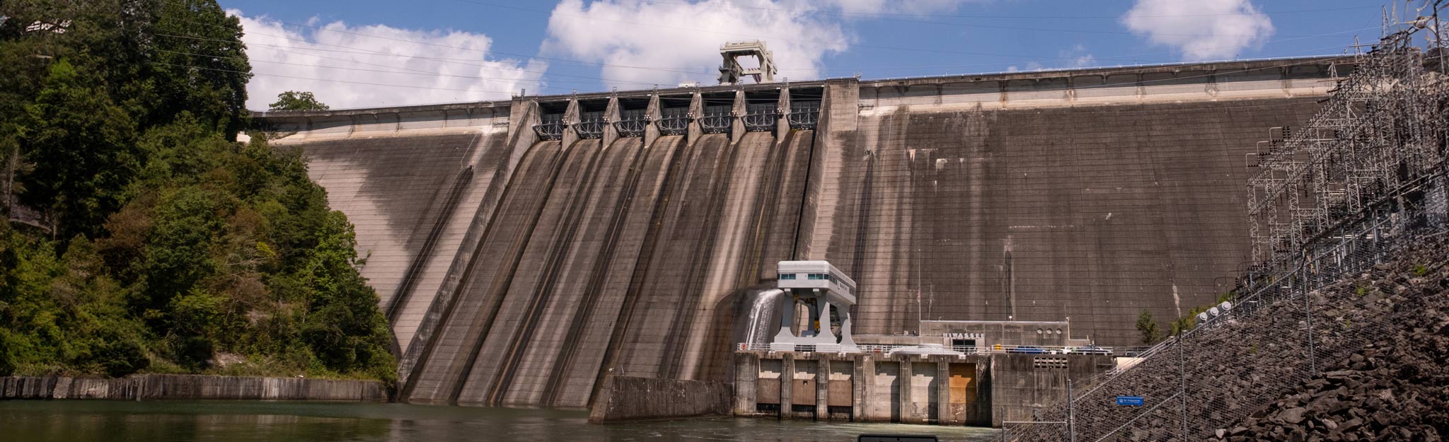 ground view of dam