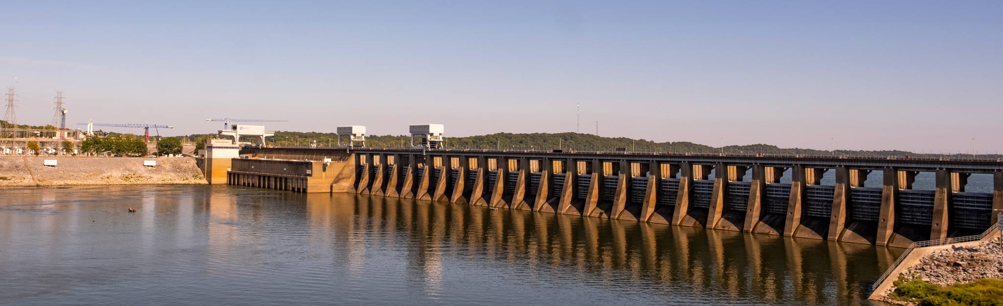 ground view of dam