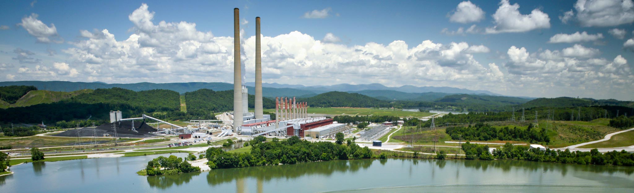 Aerial view of plant