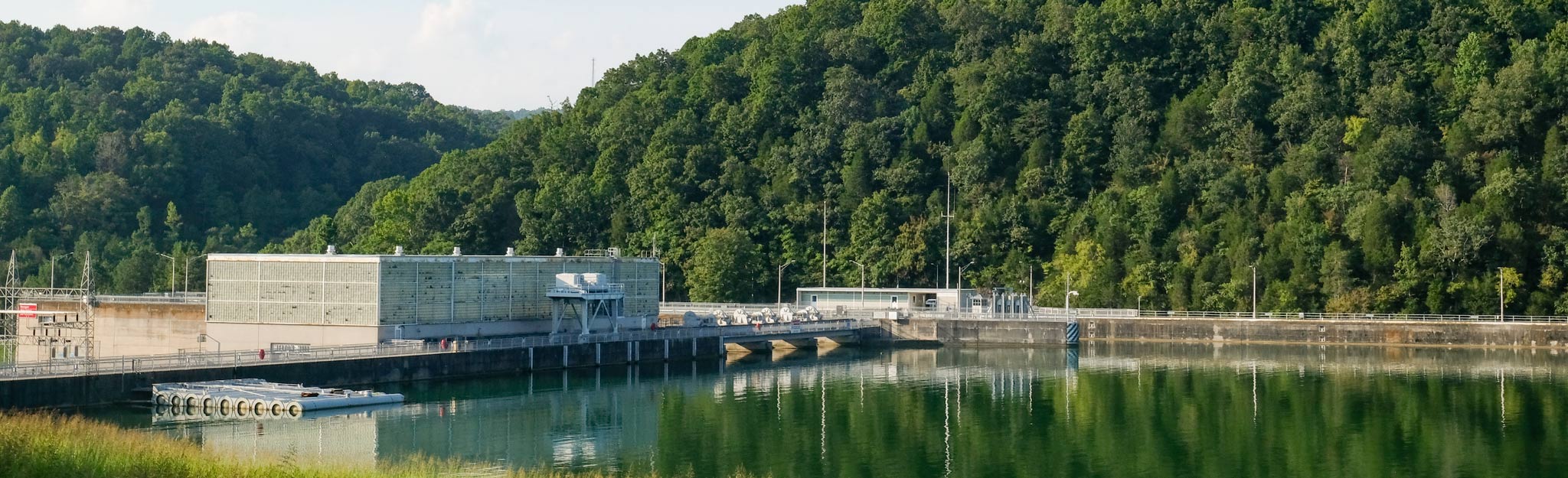ground view of dam