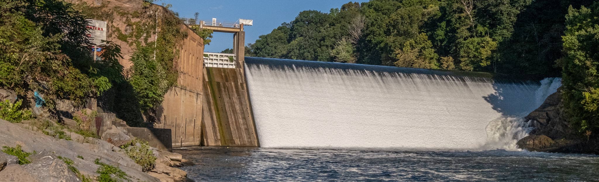 ground view of dam