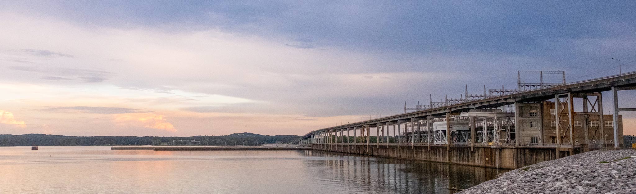 ground view of dam