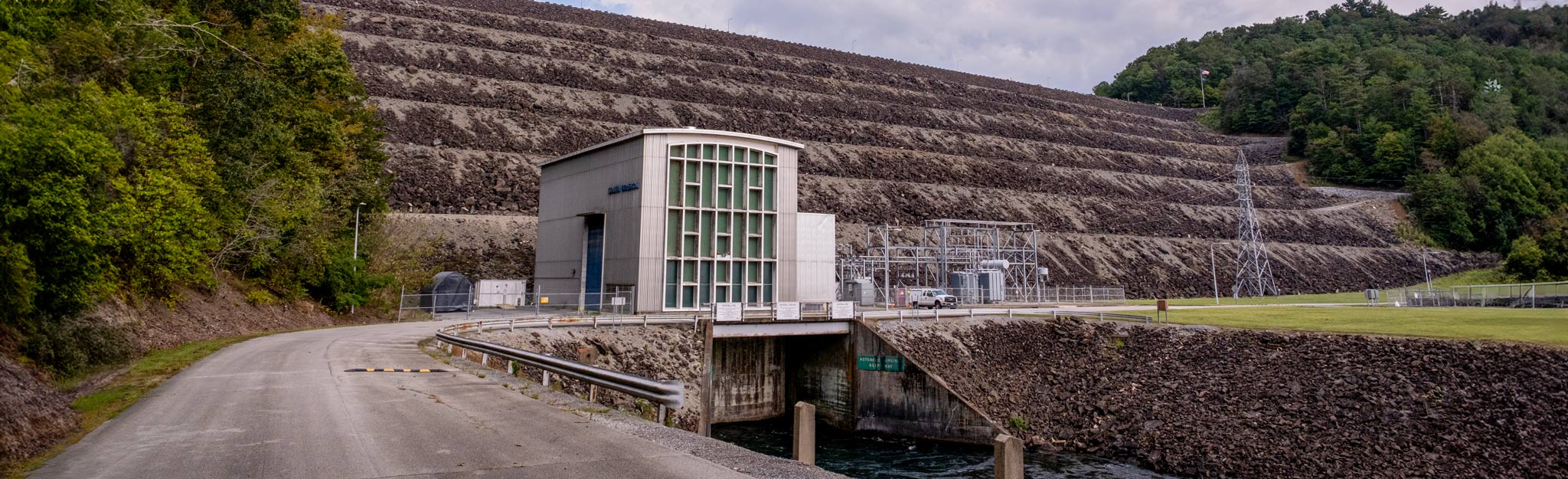 ground view of dam