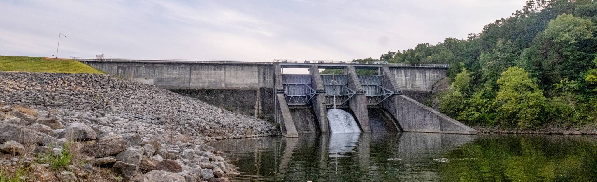 ground view of dam