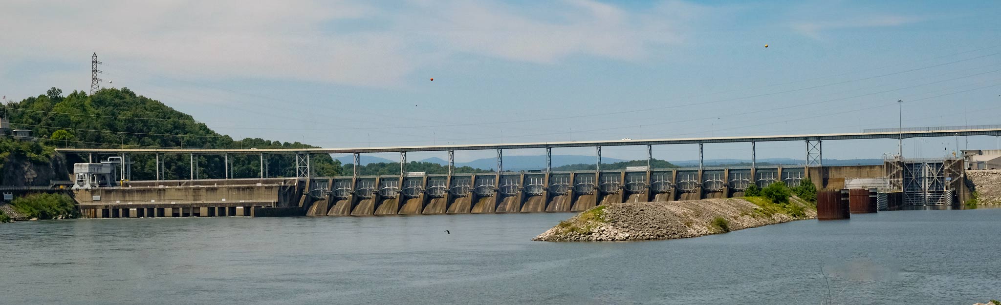 ground view of dam
