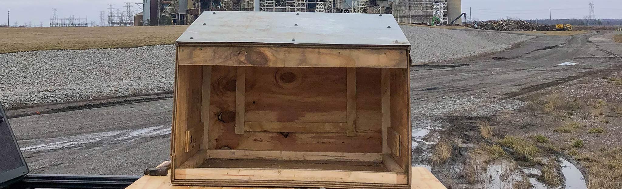Nesting box. Nesting box.
