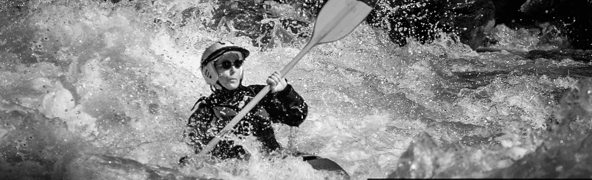 Whitewater kayaker on Ocoee River