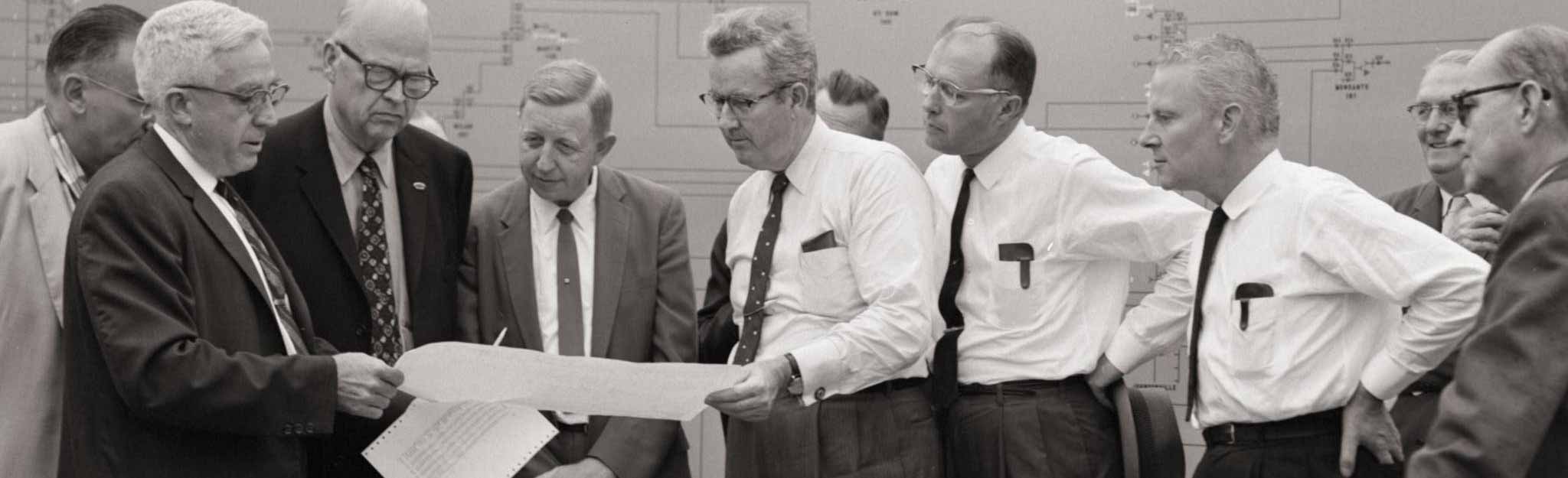 Sen. Robert Kerr inspects TVA power operations