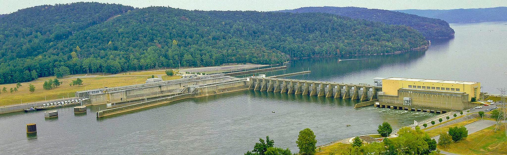 Guntersville Dam in northern Alabama.