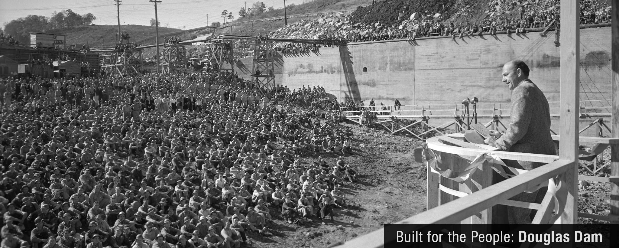 speaker at Douglas dam