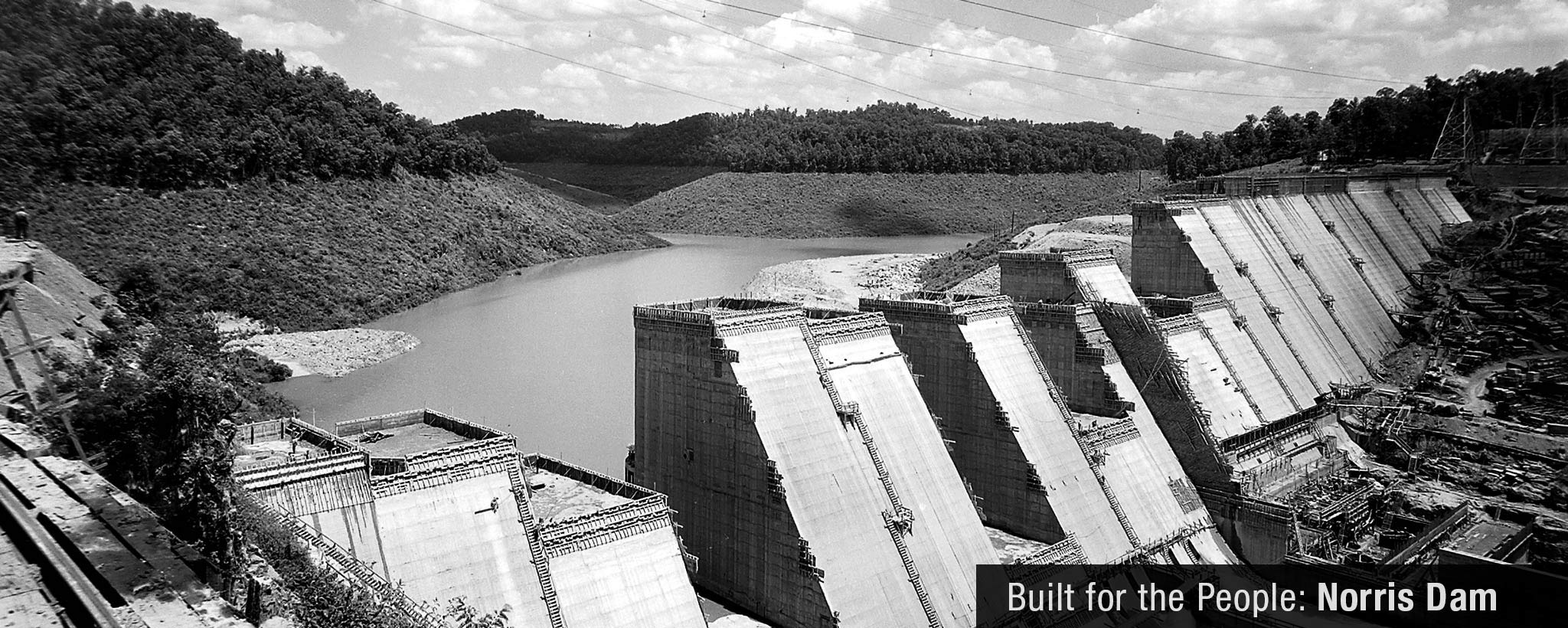 Norris dam construction