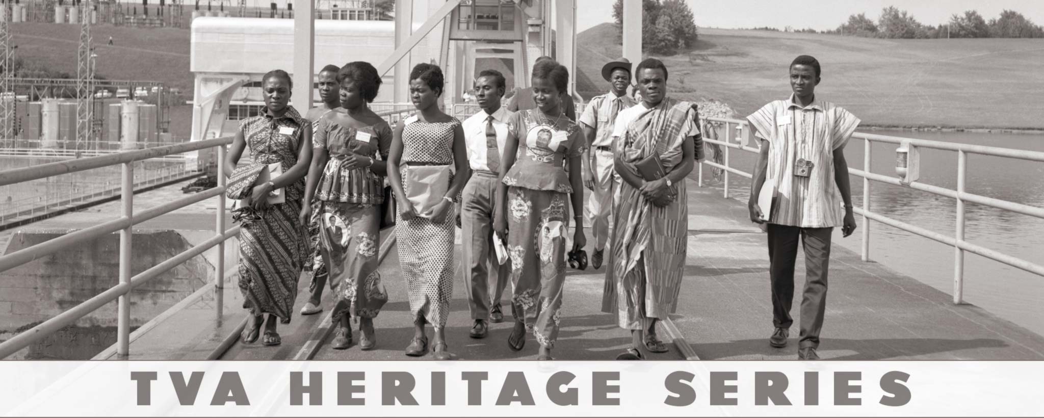 African visitors touring TVA facility