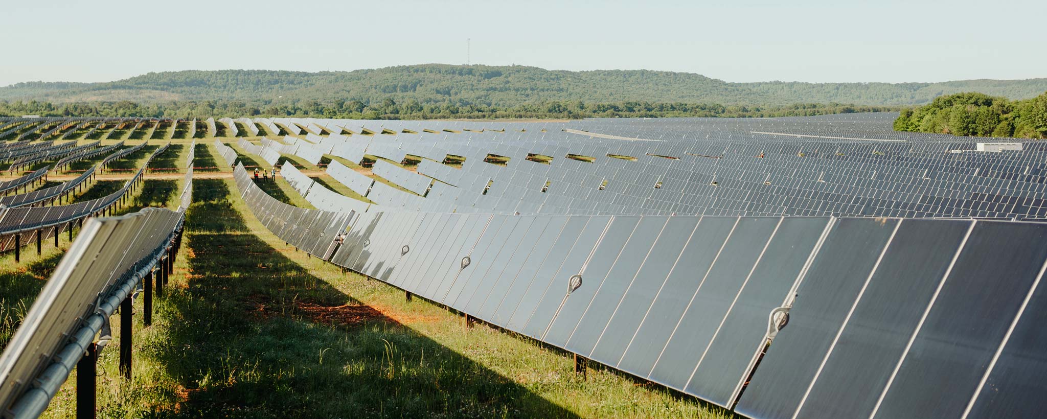 Muscle Shoals Solar Farm A panoramic view of Muscle Shoals Solar Farm