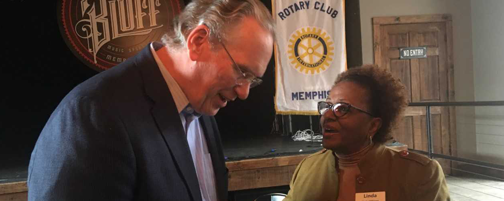 Bill Jonson at Rotary Club Memphis