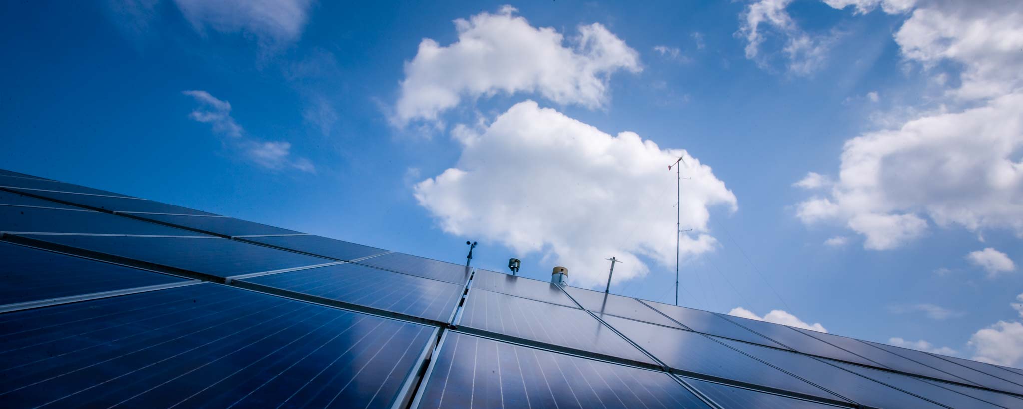 Solar Panels reflecting clouds Solar Panels reflecting clouds