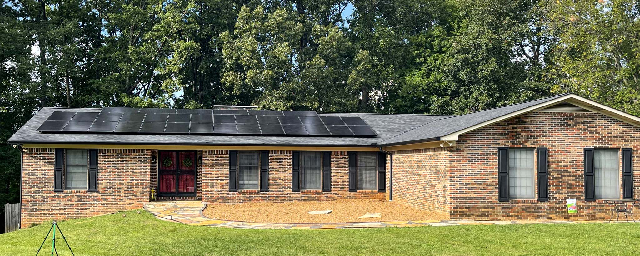 Solar Power Installed home