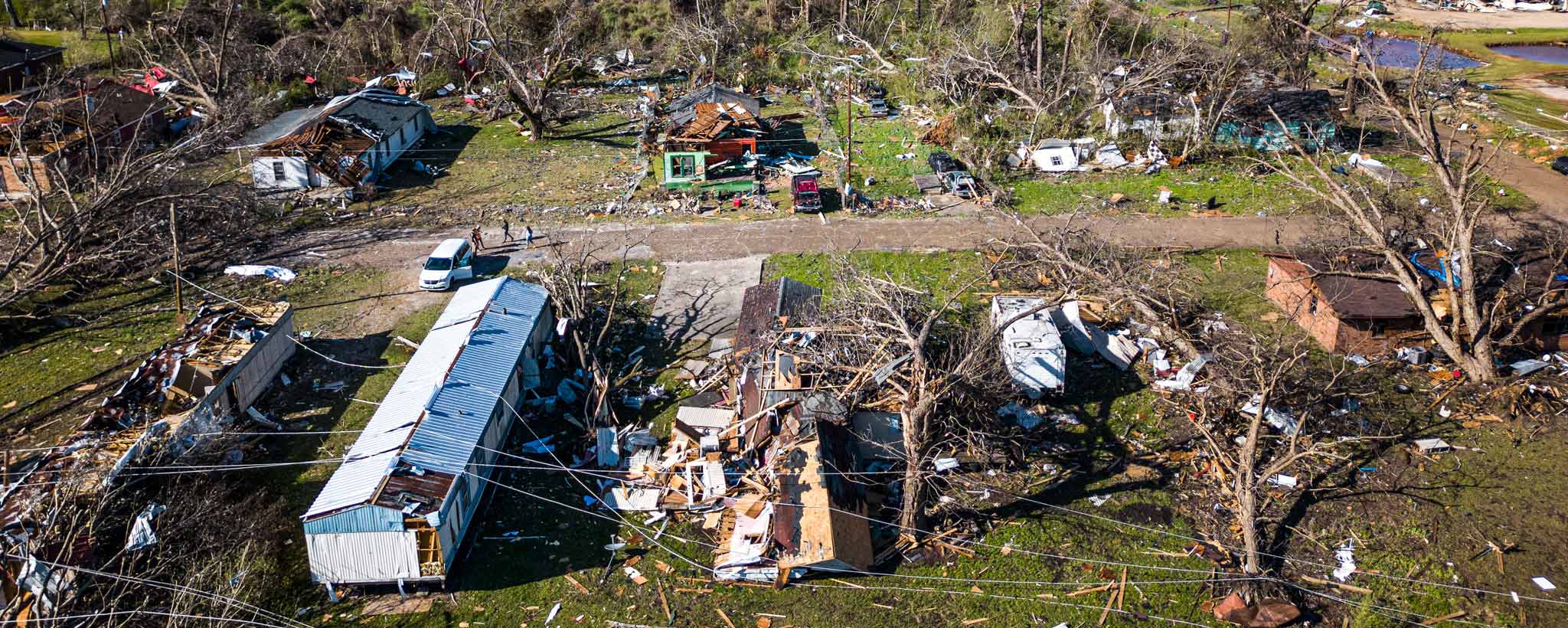 Storm damage hero Storm damage to neighborhood