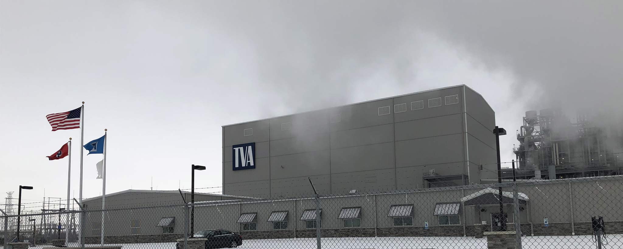 TVA Plant during winter