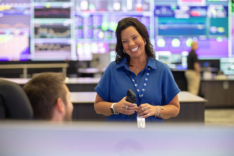First shift at the TVA's new System Operations Center