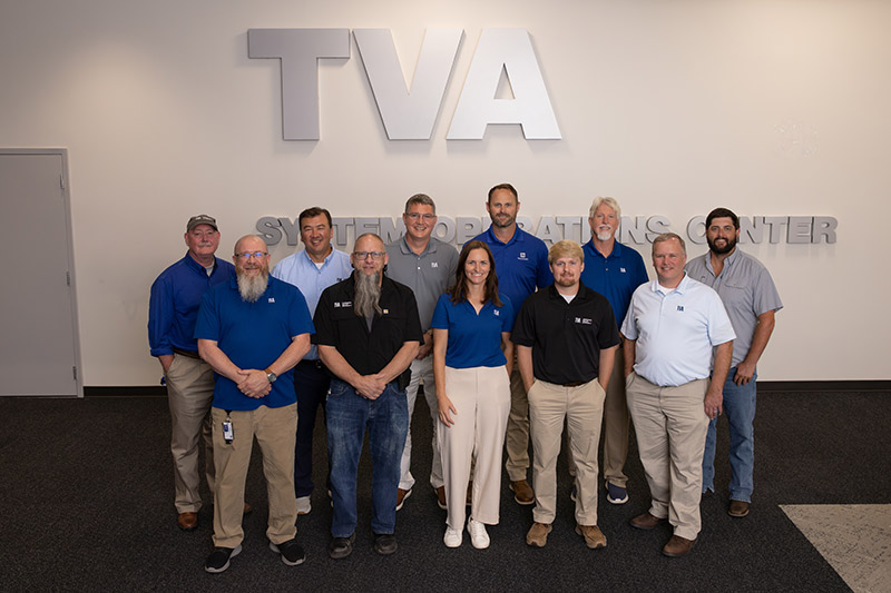 Employees working the first shift at the new TVA System Operations Center
