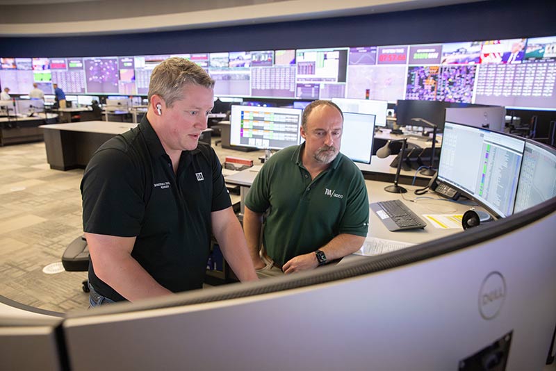 First shift at the TVA's new System Operations Center