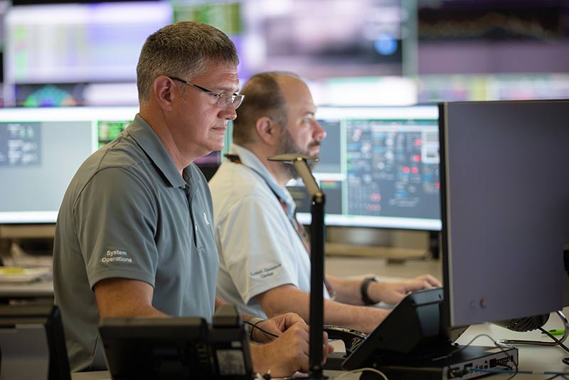 First shift at the TVA's new System Operations Center