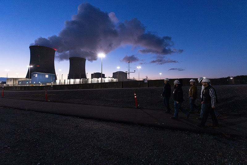 A TVA crew at Watts Bar Nuclear Plant.