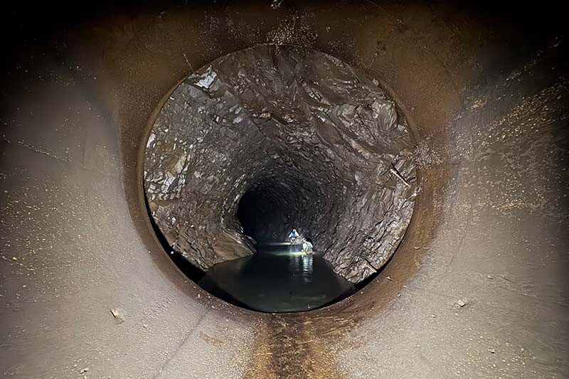 Before the recent project, the penstock was last accessed about nine years ago.