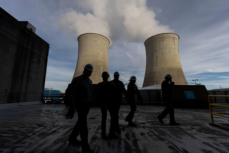 A TVA crew at Watts Bar Nuclear Plant.