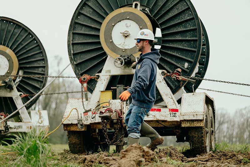 A TVA lineworker.