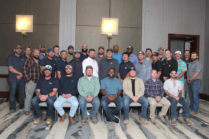 Group photo of TVAs Electrician Apprenticeship graduating class.