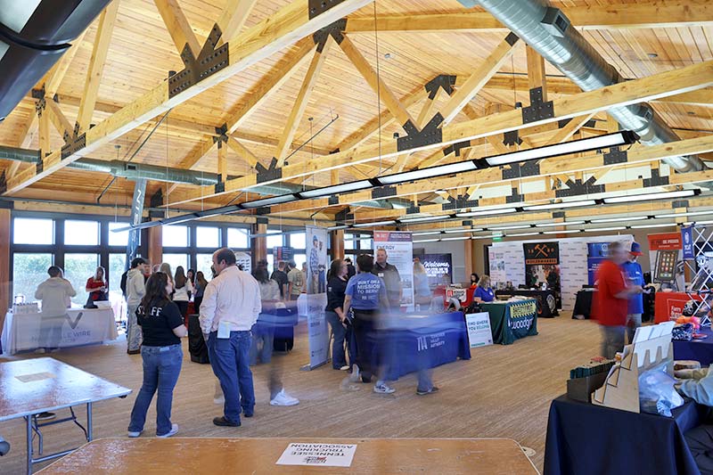 The Draft Day event featured a Career Expo.