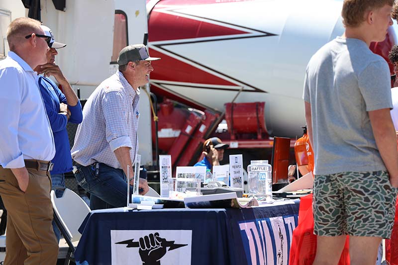 TVA employs were on hand to talk with students about their careers.