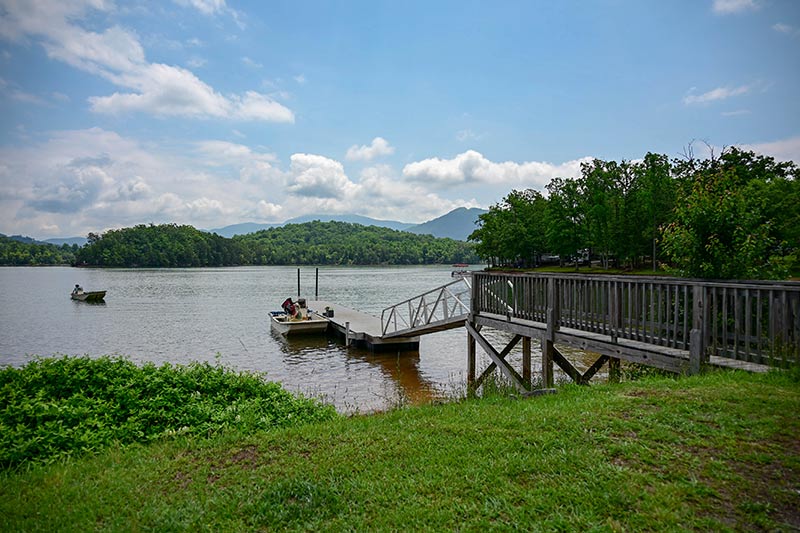 Chatuge Reservoir.