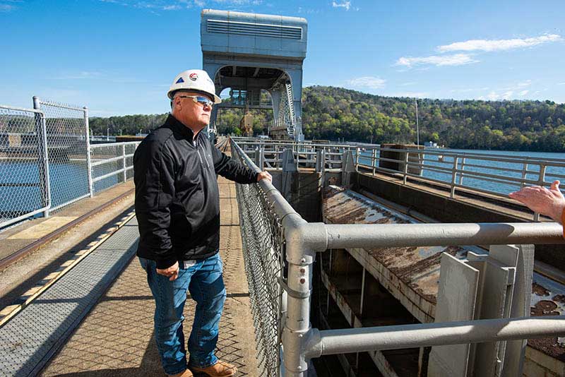 Guntersville Dam Plant Manager Mike Adams
