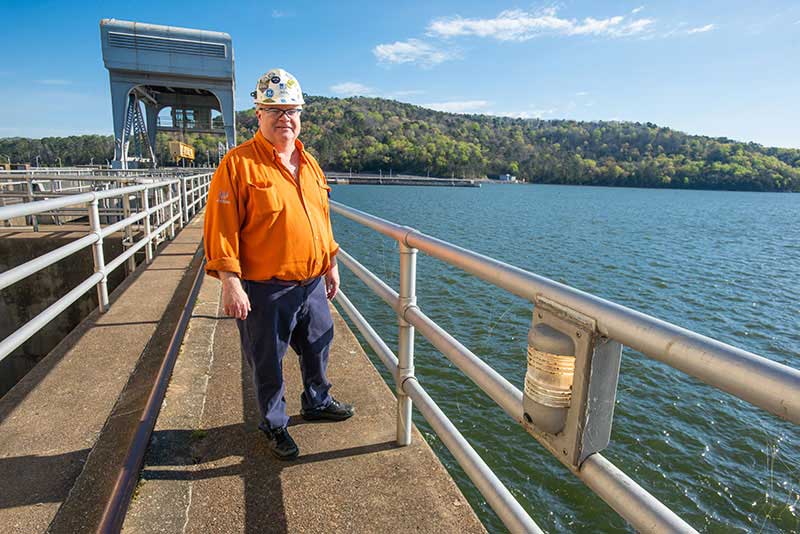 The sparger system was an original idea for TVA, Miller said.